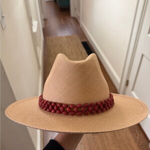 Artesano Lily Beach Hat in Blush